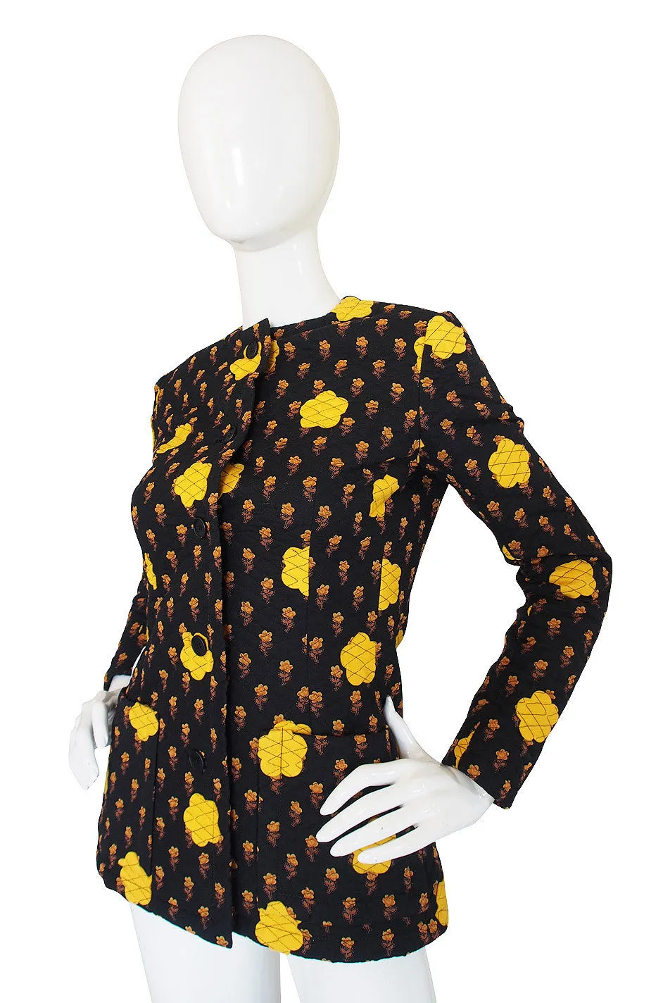 1970s Givenchy Felt Applique Jacket