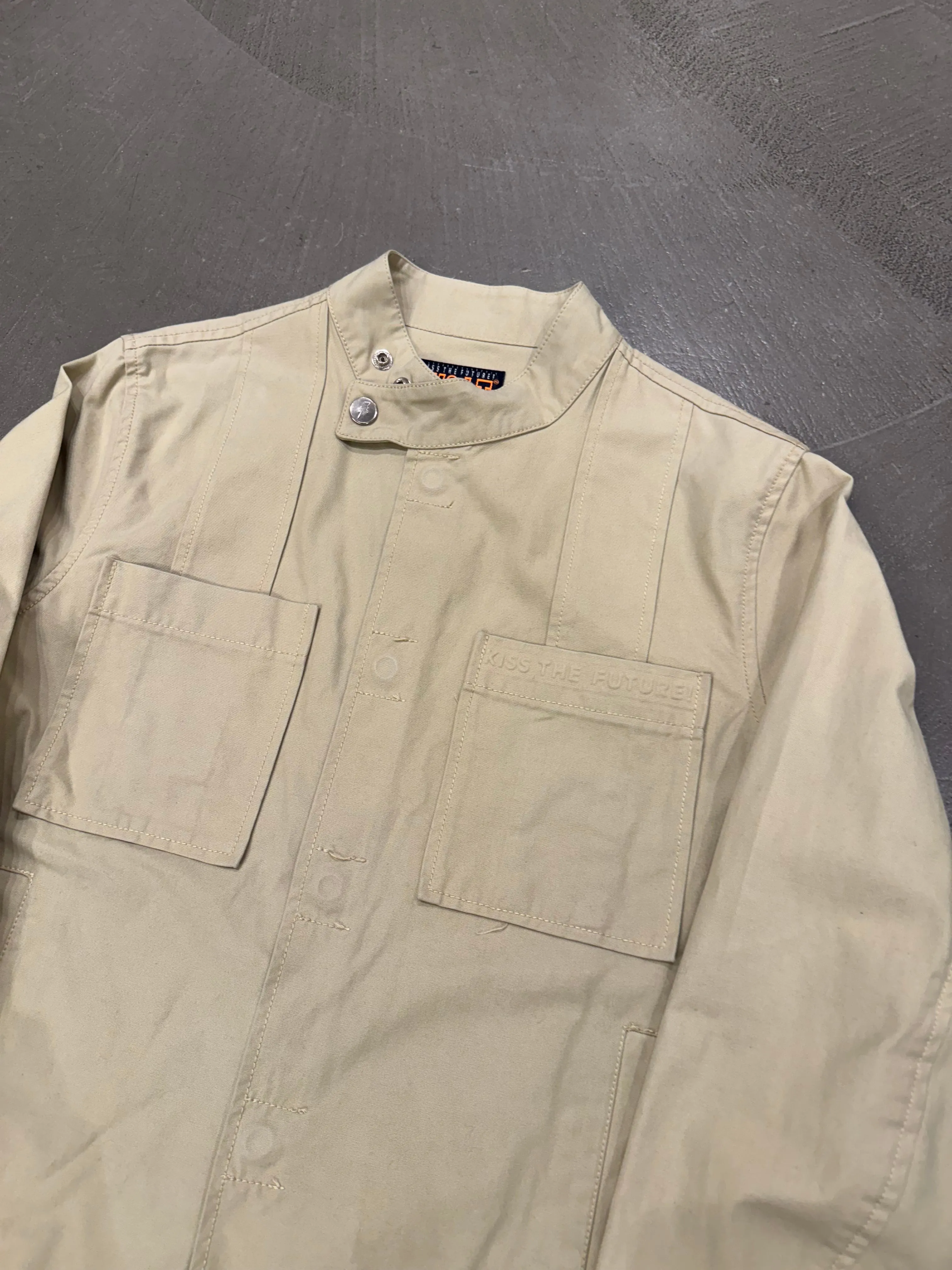 1990s WALTER VAN BEREINDONCK W&L paneled light jacket