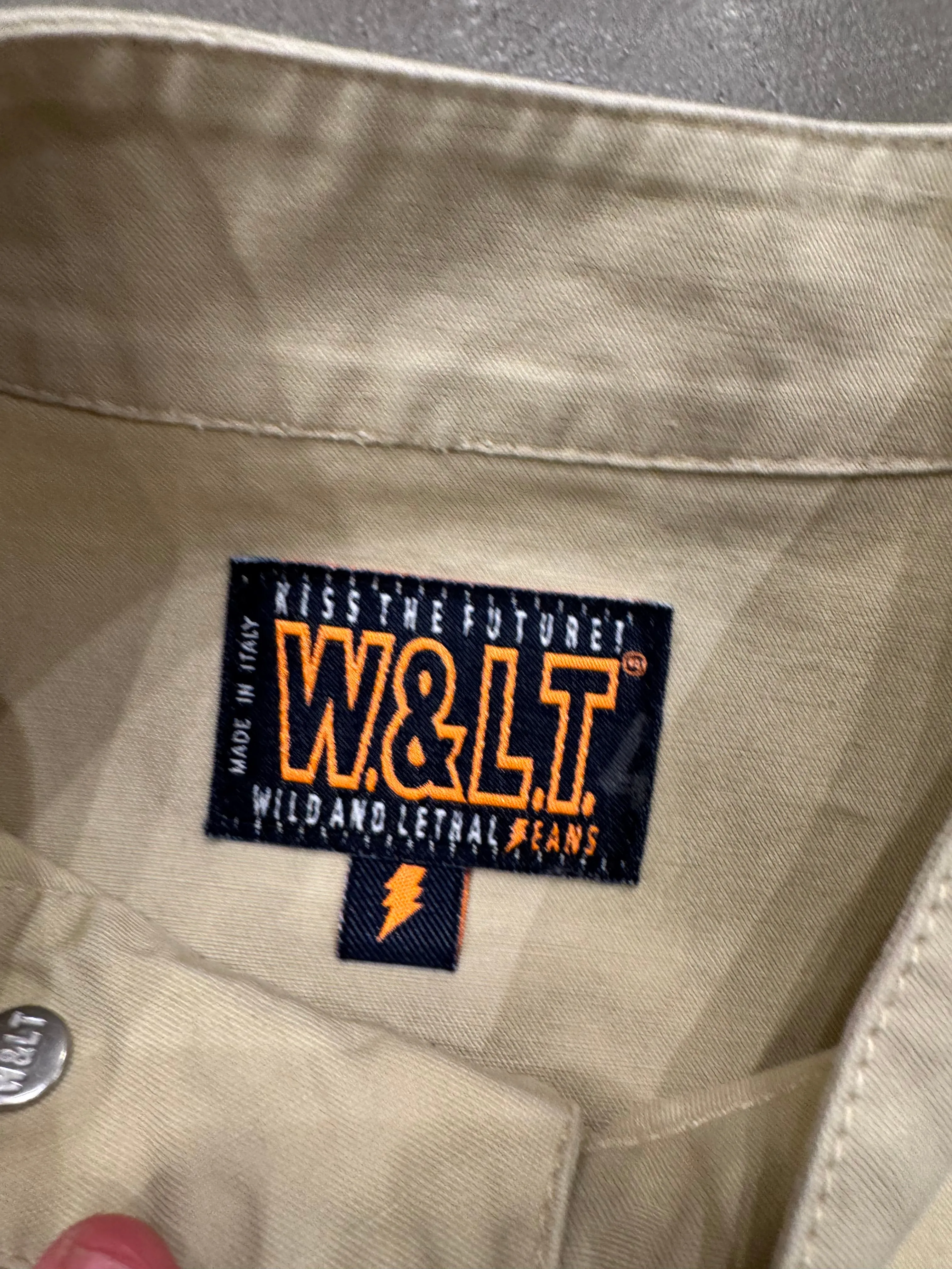 1990s WALTER VAN BEREINDONCK W&L paneled light jacket