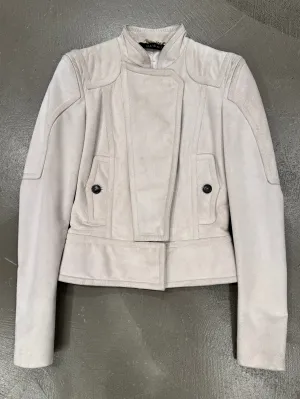 2000s Gucci biker paneled moto leather jacket