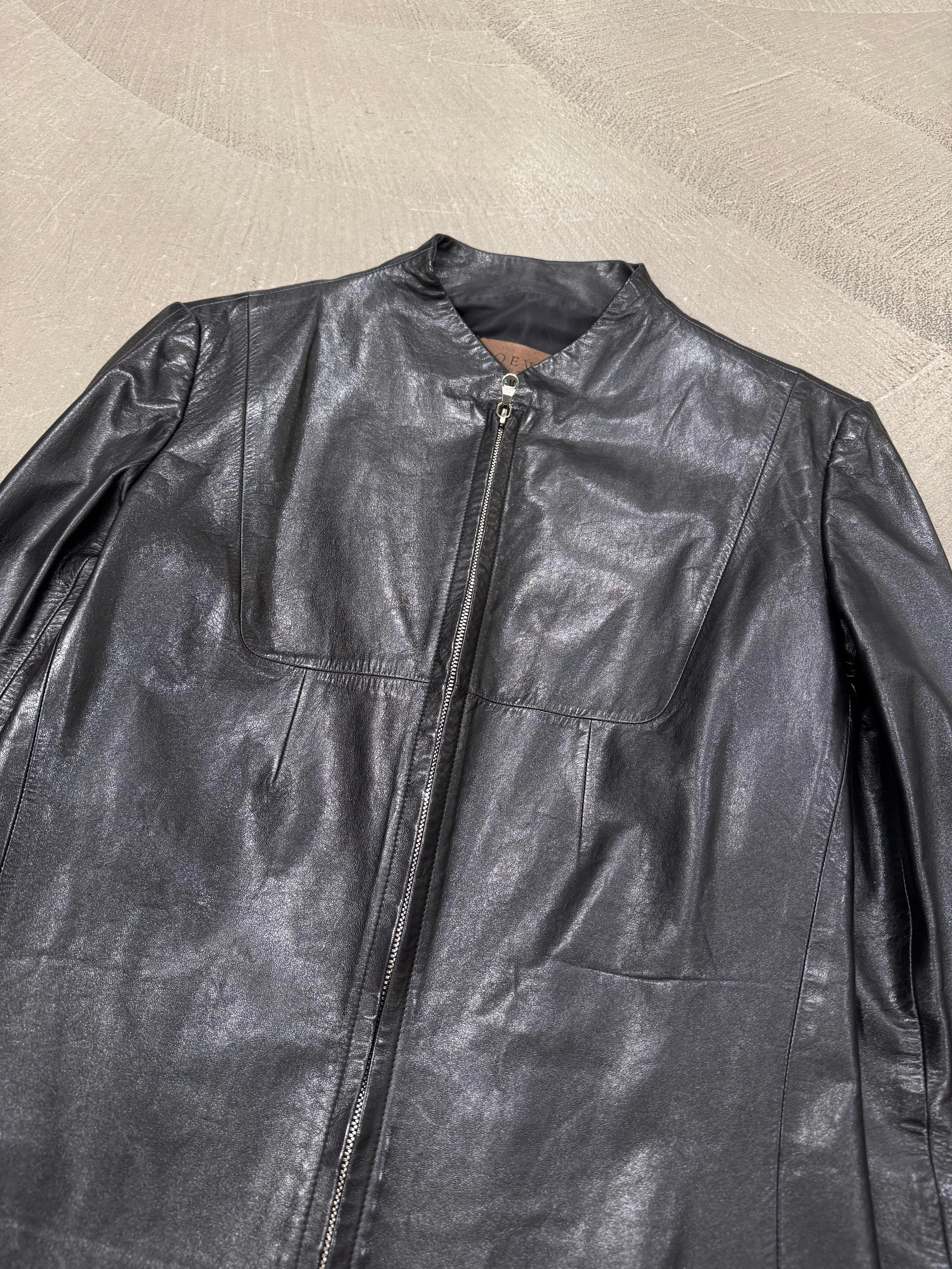 2000s Loewe biker leather jacket