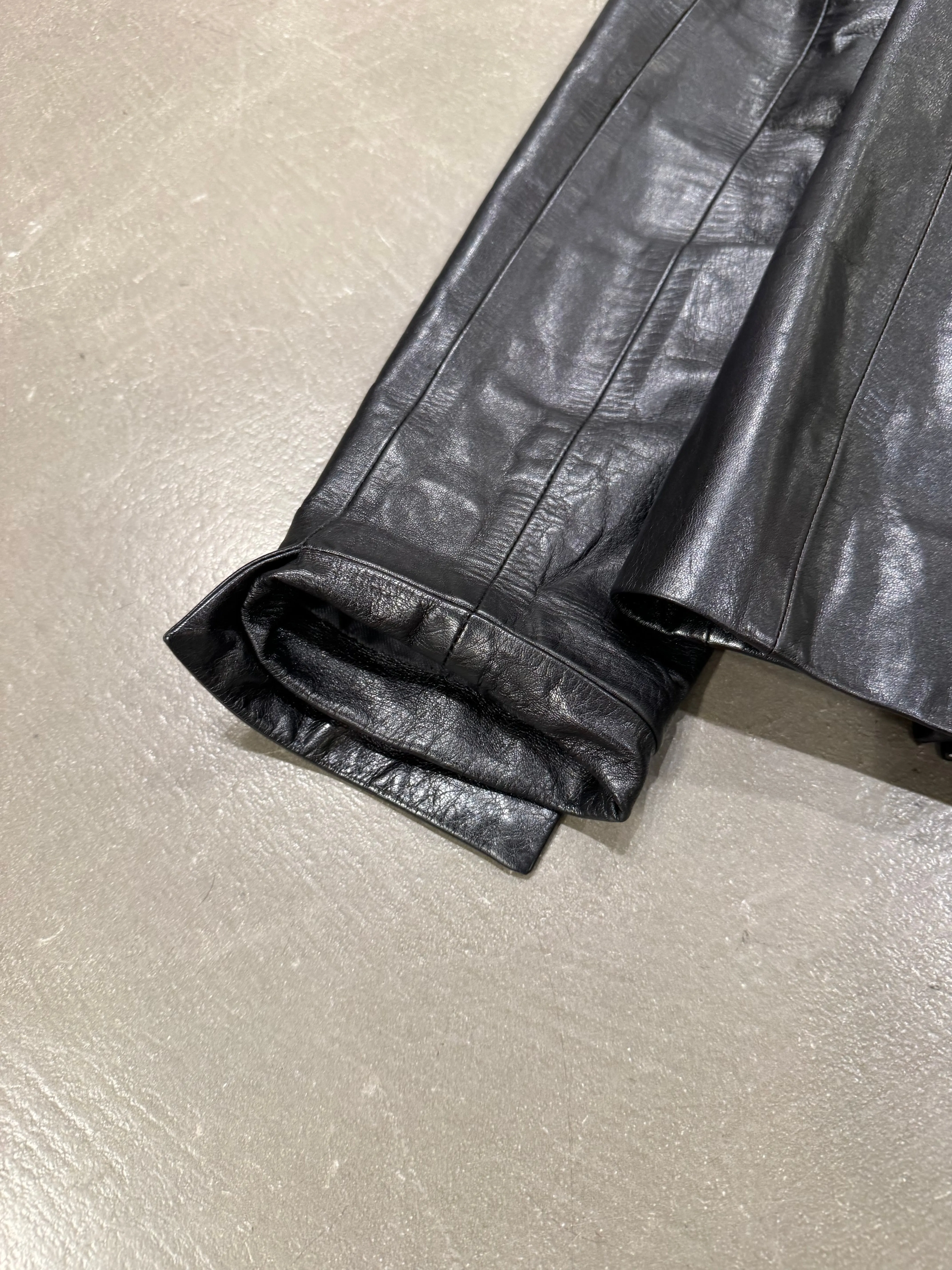 2000s Loewe biker leather jacket