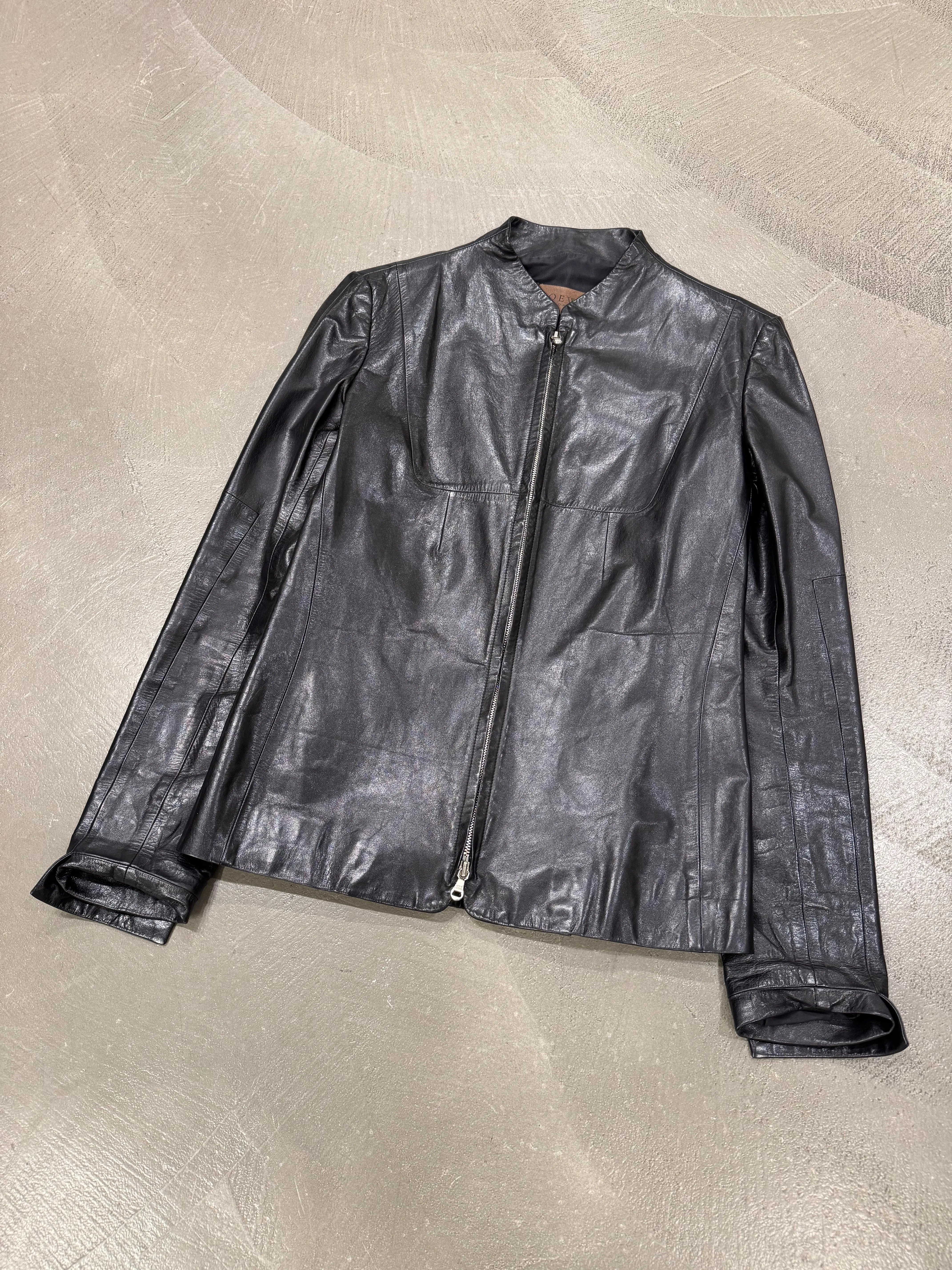 2000s Loewe biker leather jacket