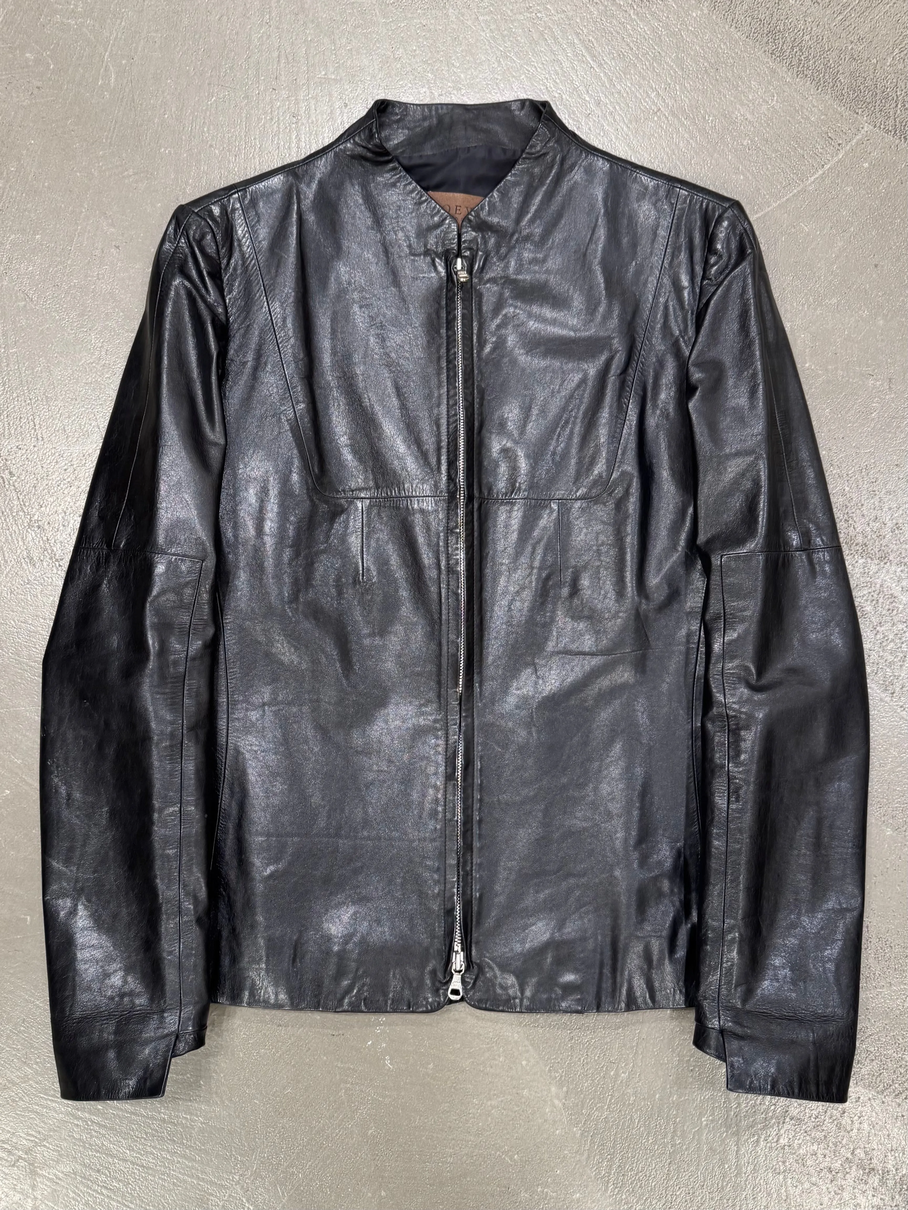 2000s Loewe biker leather jacket