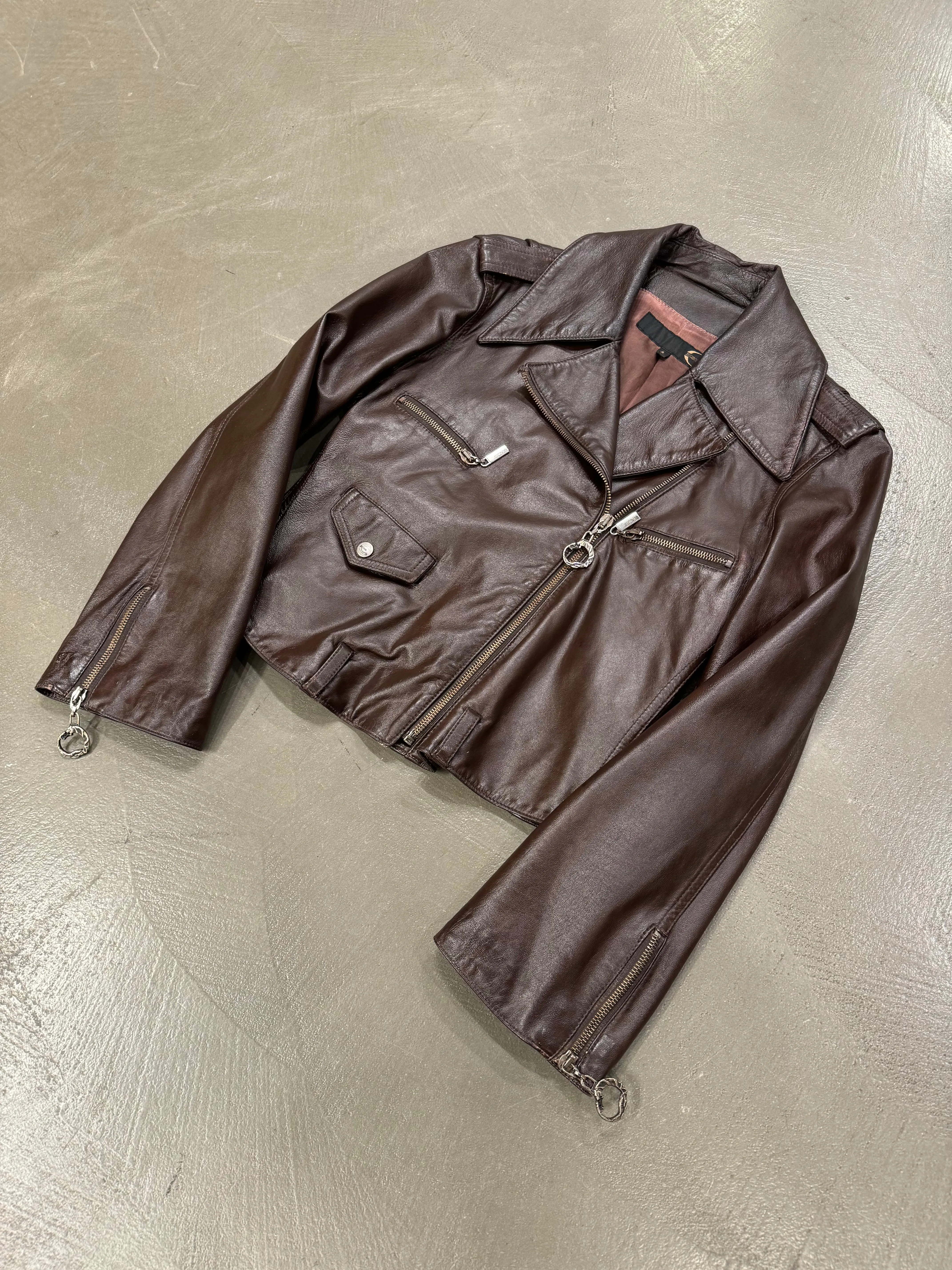 2000s Roberto Cavalli leather jacket