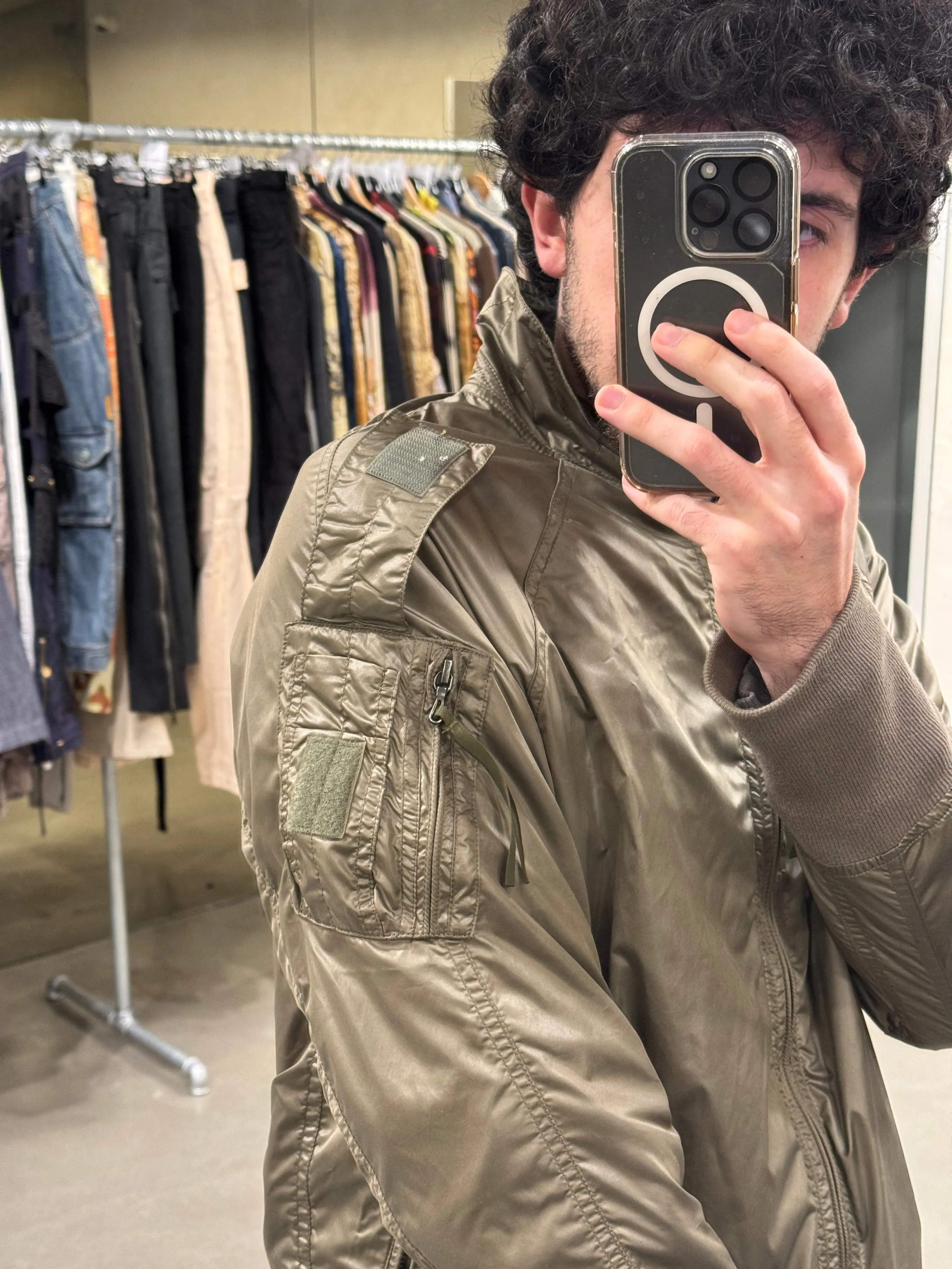 2018 Julius nylon bomber jacket