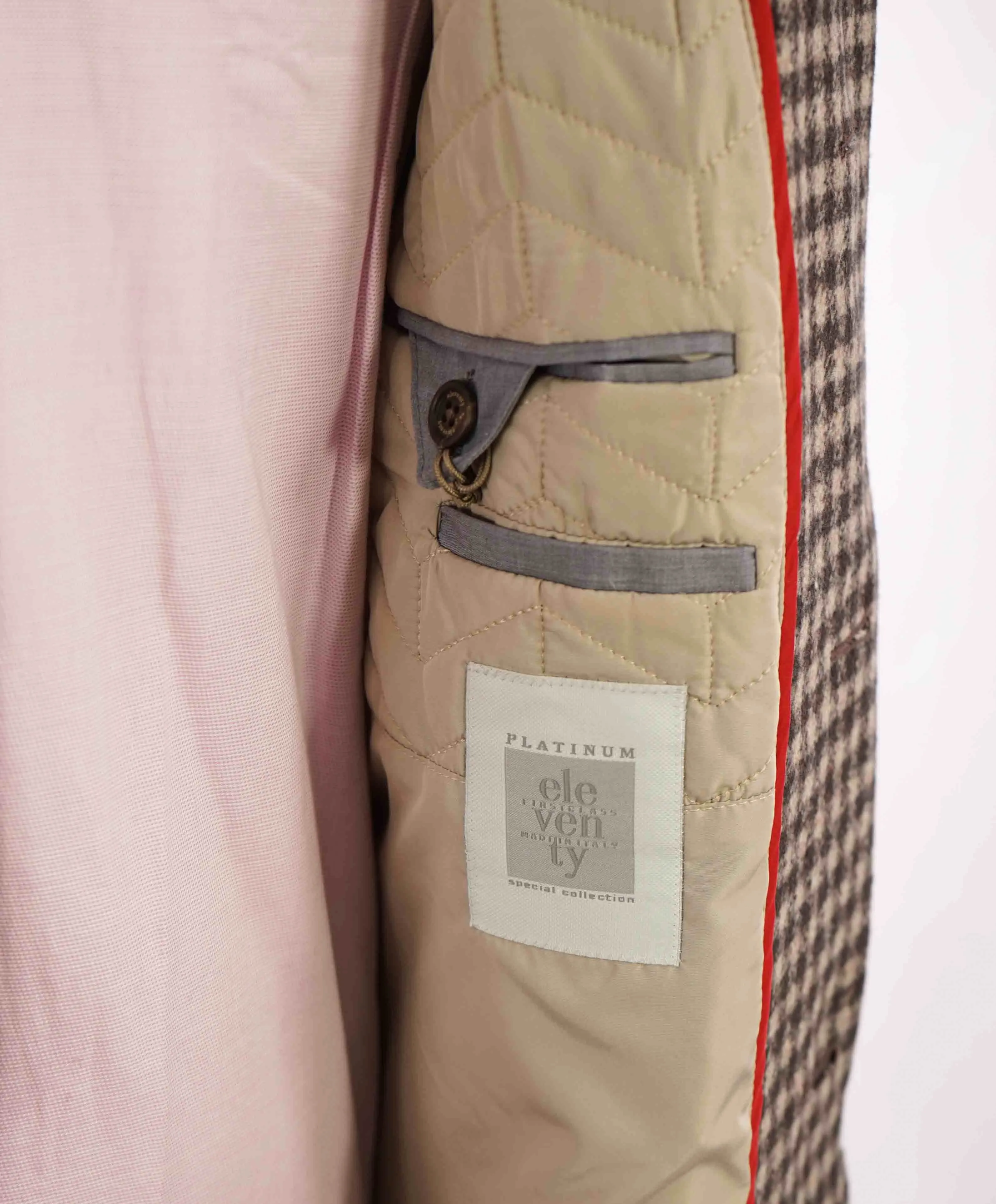 $3,495 ELEVENTY -ERMENEGILDO ZEGNA *14 Microns* Cashmere  Wool Coat- 40R