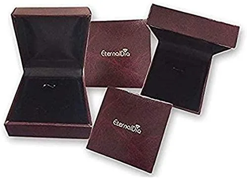 3/8 Cttw Diamond Crown Solitaire Enhancer Wrap Ring in 14K White Gold (0.38 Cttw, Color : I, Clarity : I2)