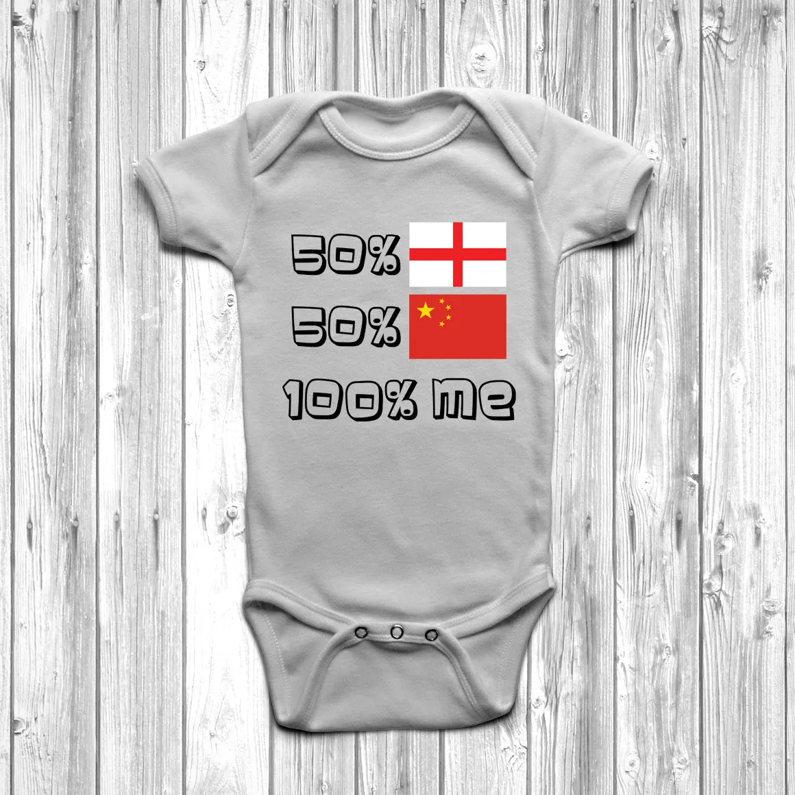 50% English 50% Chinese Baby Grow