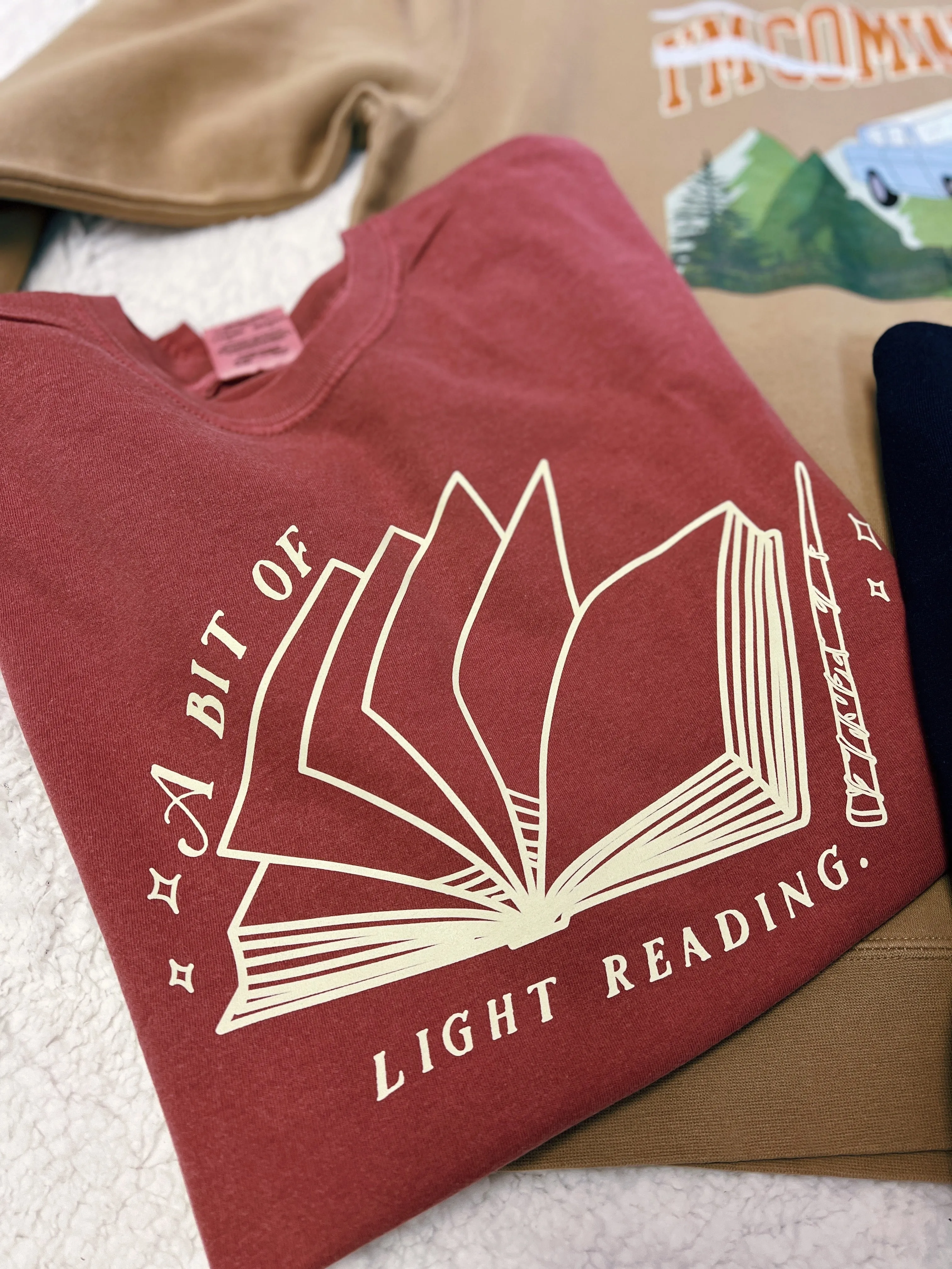 A Bit of Light Reading Graphic Tee