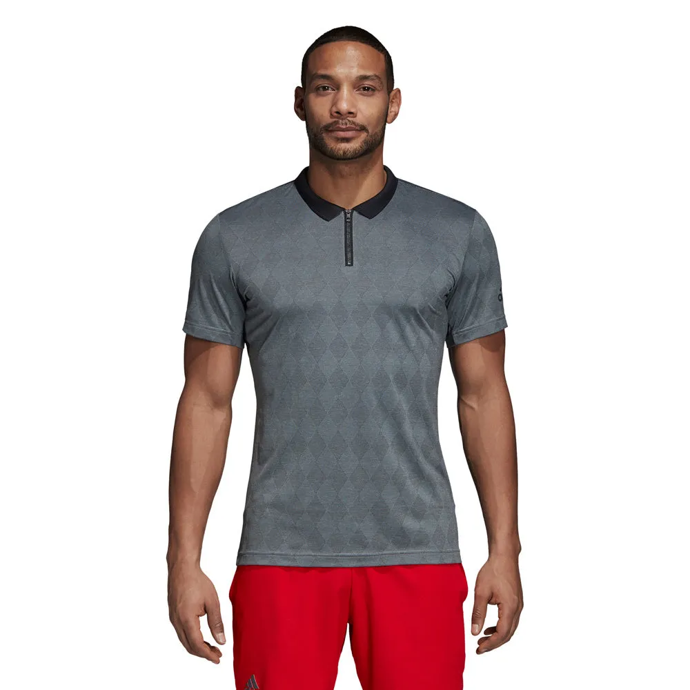 Adidas Men's Barricade Polo shirt - Grey / White