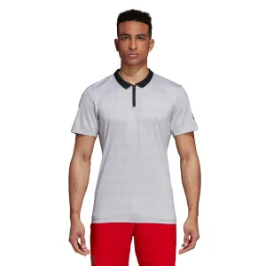 Adidas Men's Barricade Polo shirt - Grey / White