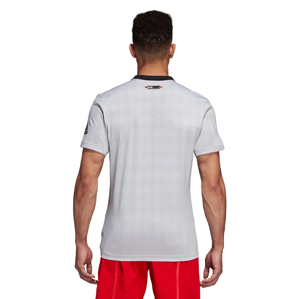 Adidas Men's Barricade Polo shirt - Grey / White