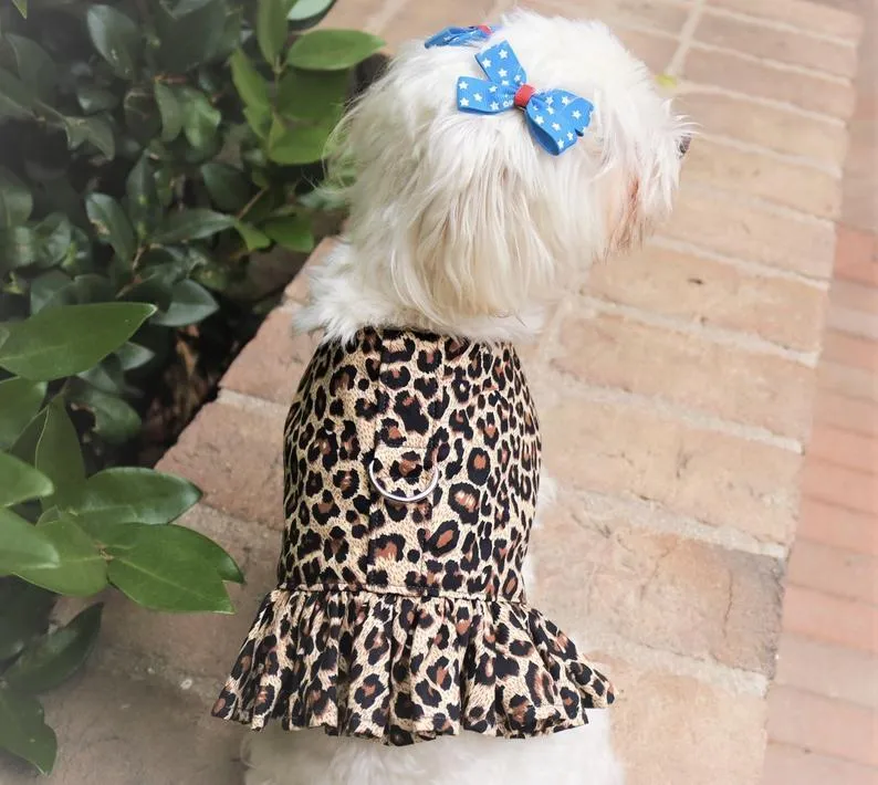 Adorable Pet Harness Vest & Dress