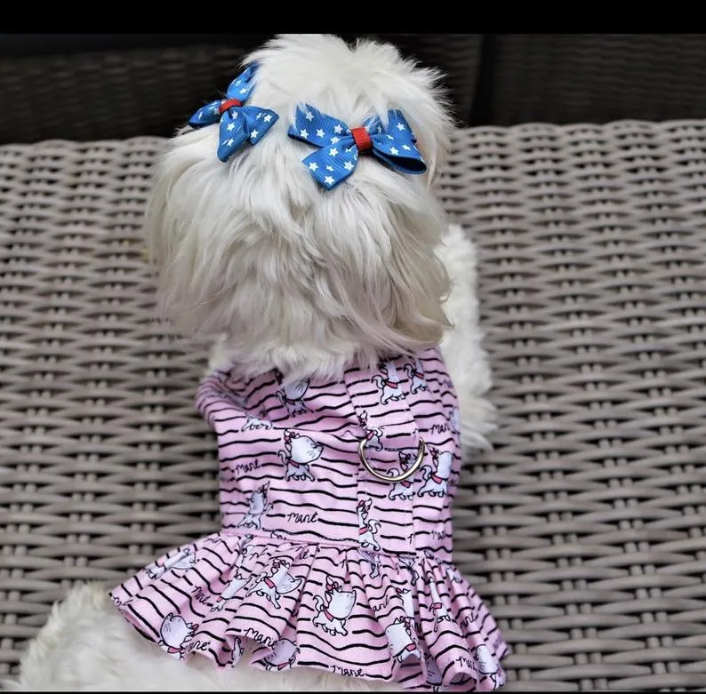 Adorable Pet Harness Vest & Dress