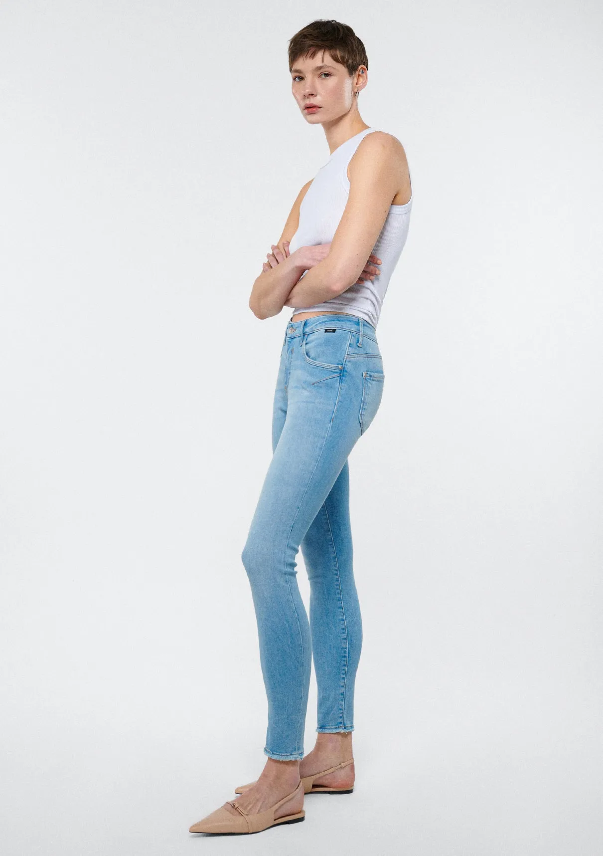 ADRIANA Light Brushed Glam Jean Pants