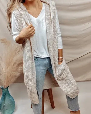 Ali Soft Knit Hooded Vest
