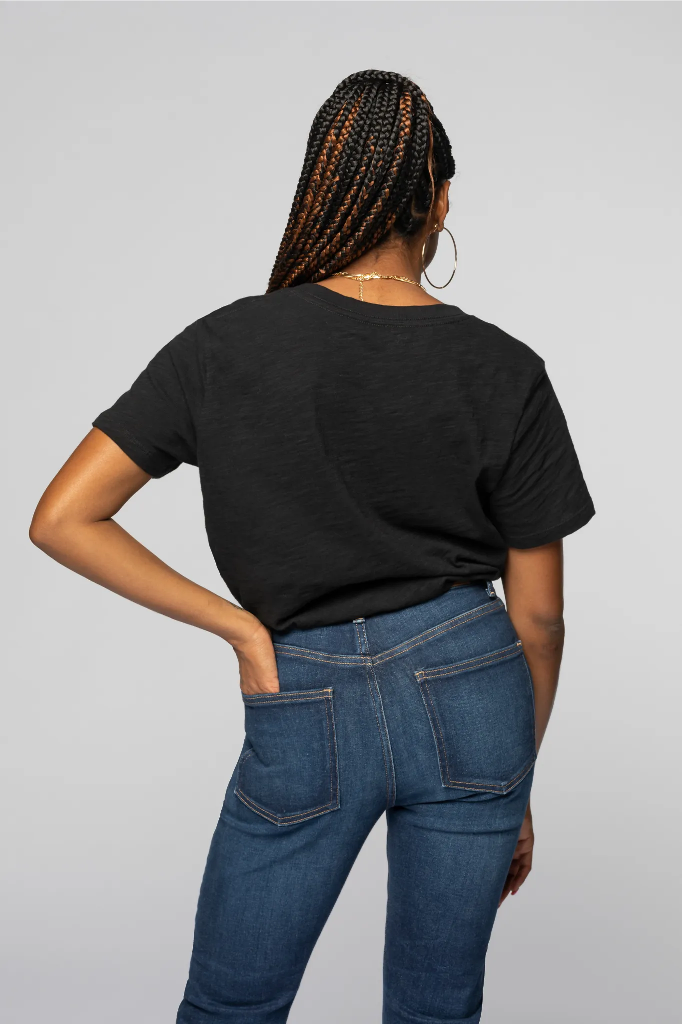 All Day V-Neck - Black