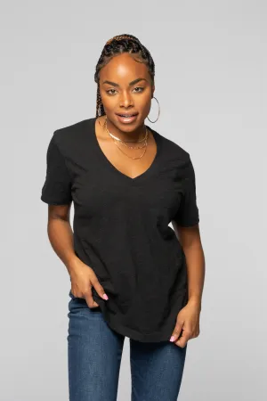 All Day V-Neck - Black