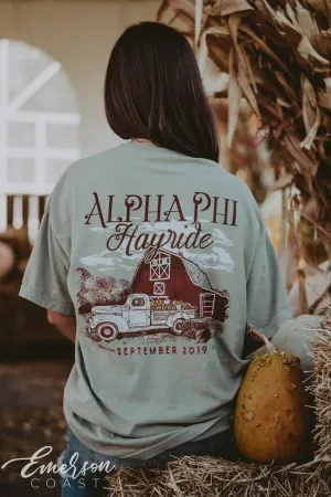 Alpha Phi Hayride Social Tee