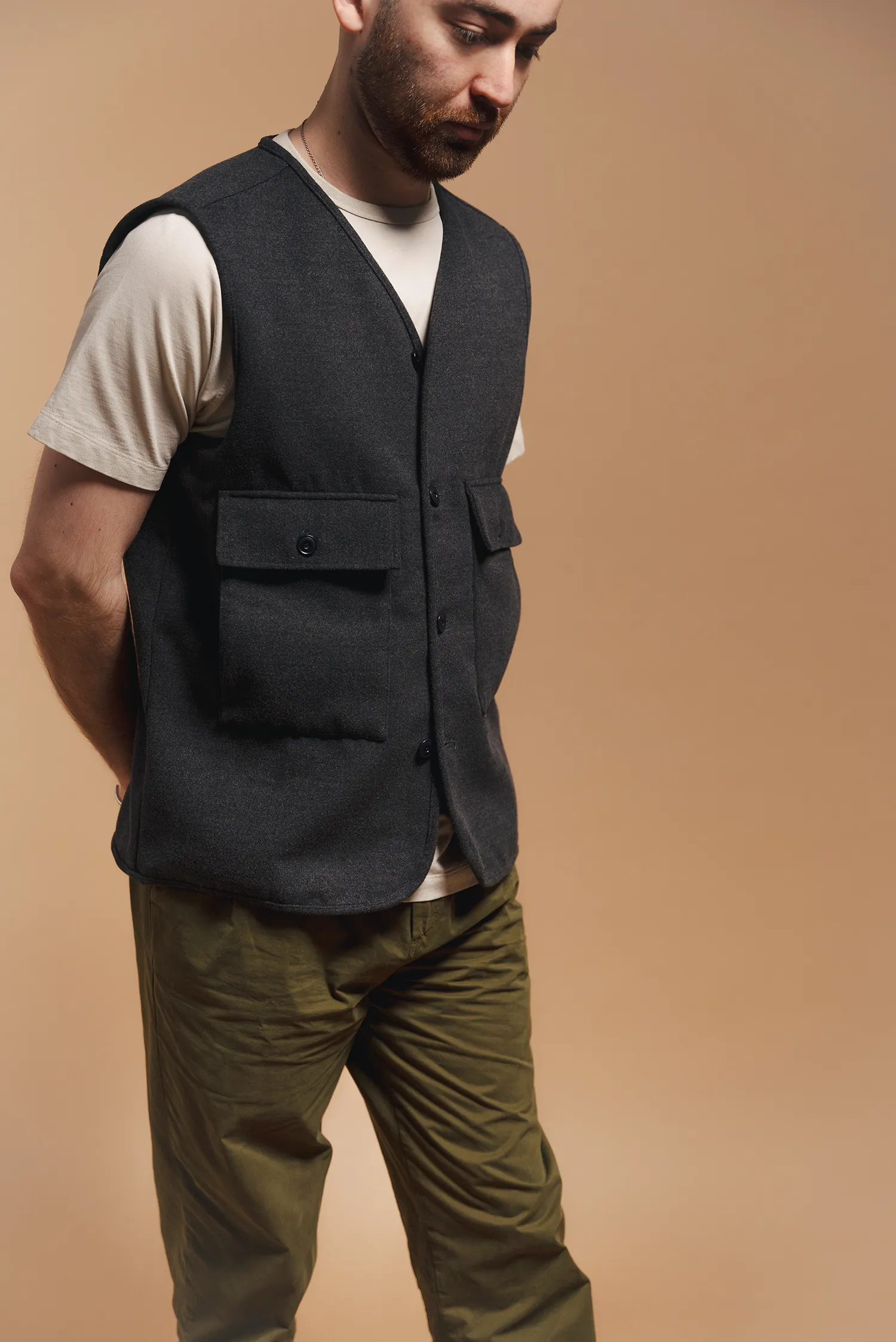 Archive Winter Gilet Overshirt