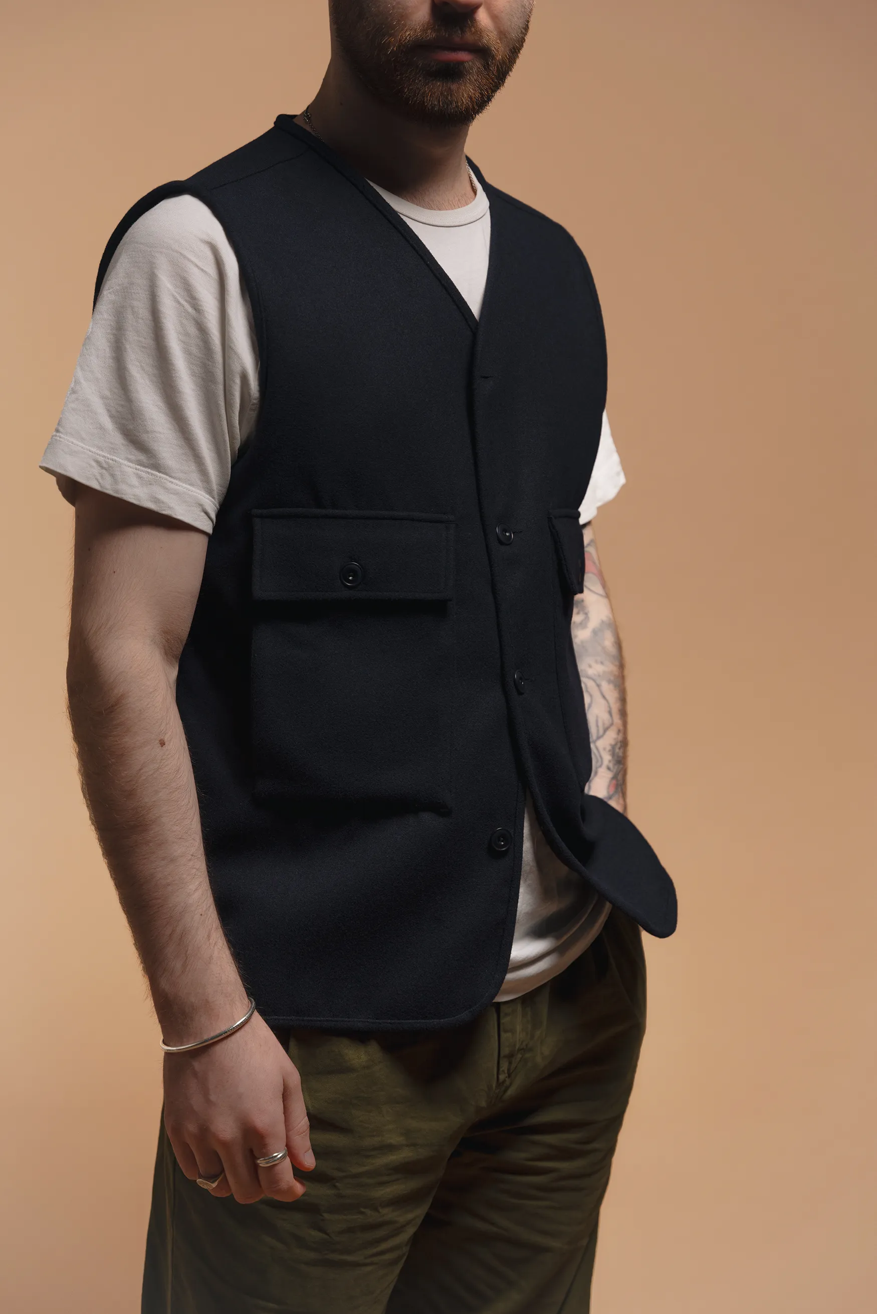 Archive Winter Gilet Overshirt