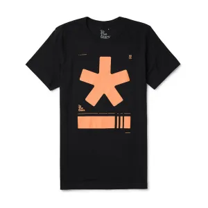 Asterisk Barcode T-Shirt Black