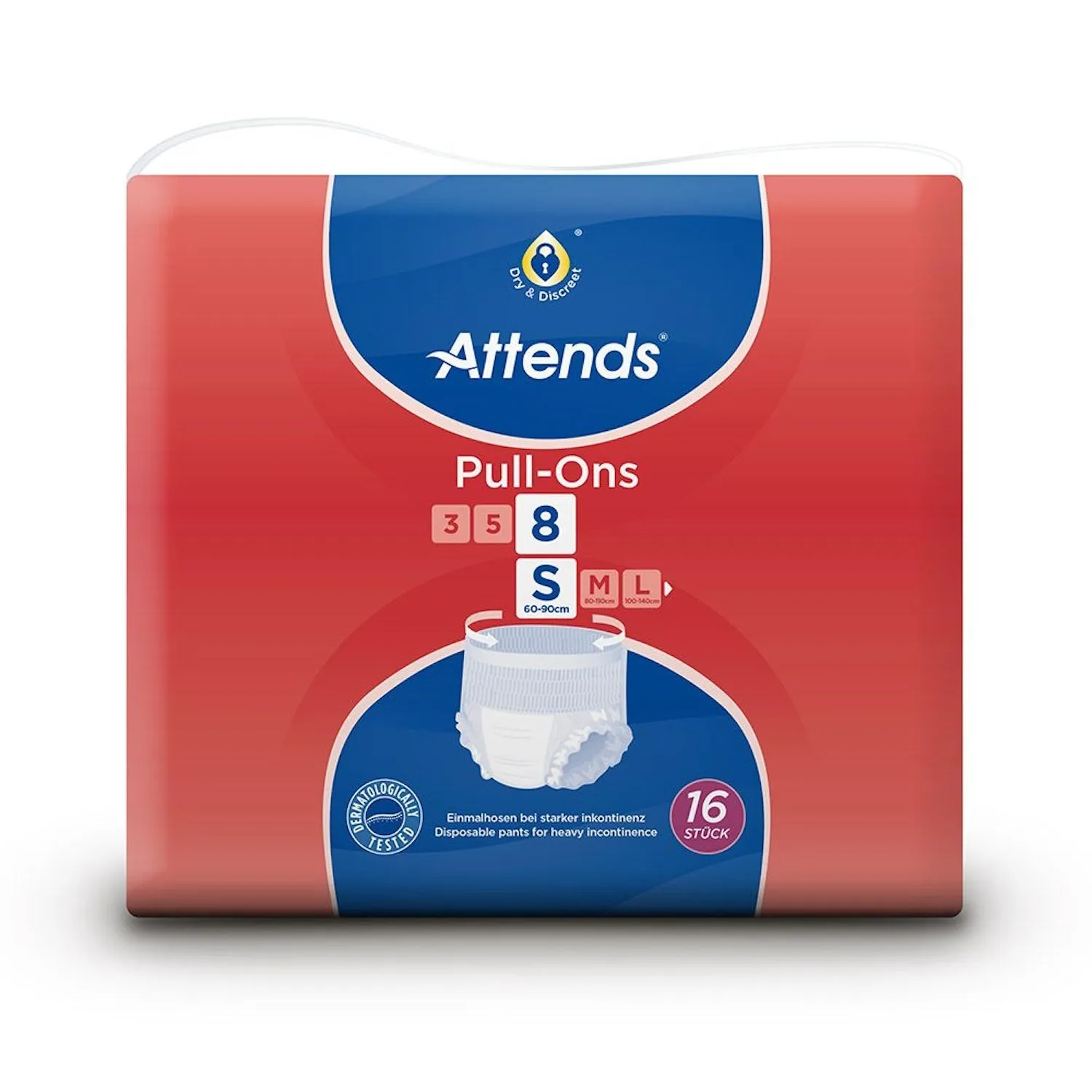 Attends Pull-Ons 8 | Small | Pack of 16