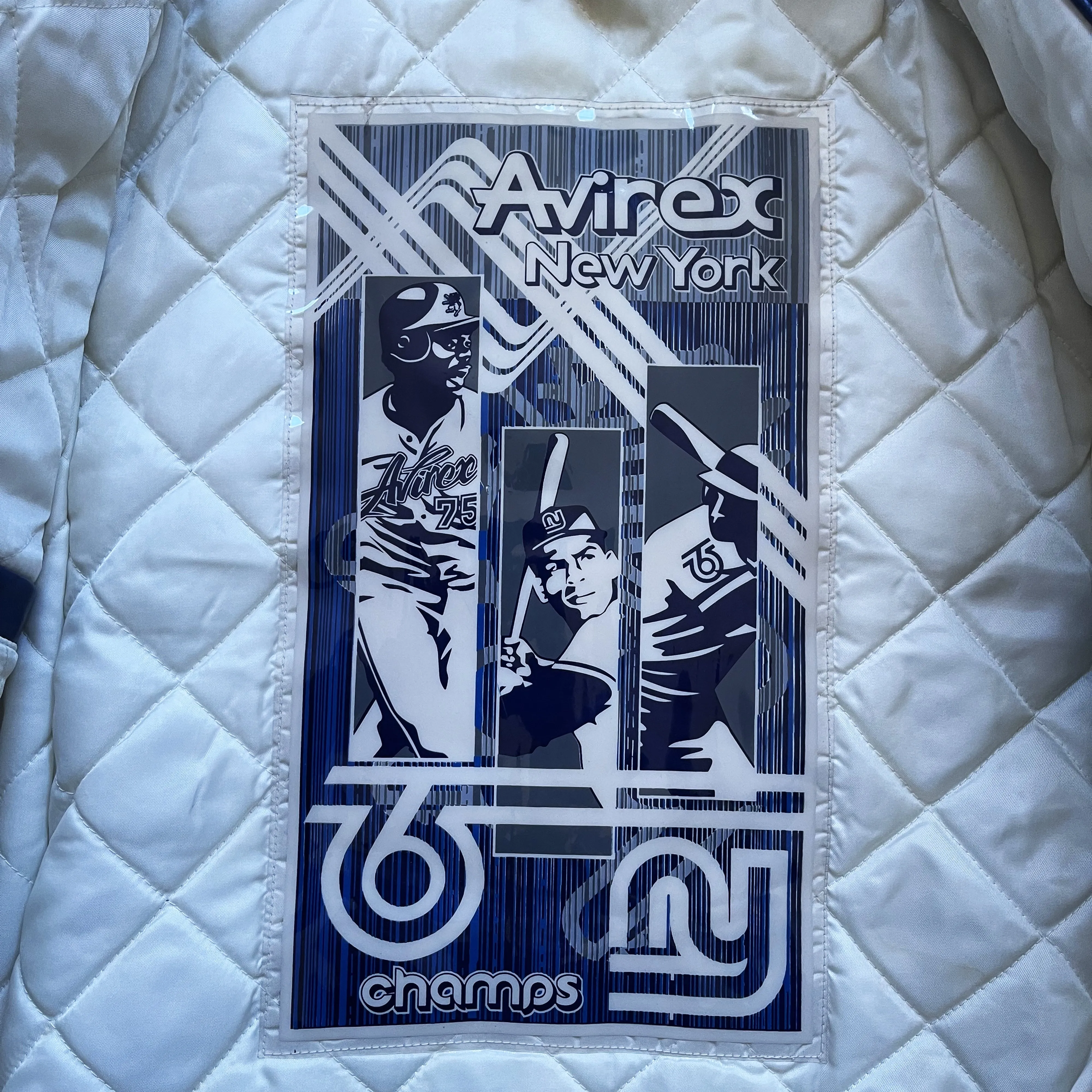 Avirex Champs Leather Varsity Jacket - L