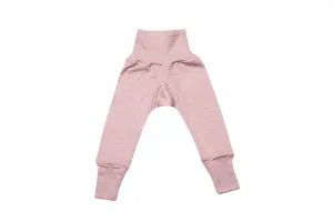 Baby Wool and Silk Trousers- Light Pink