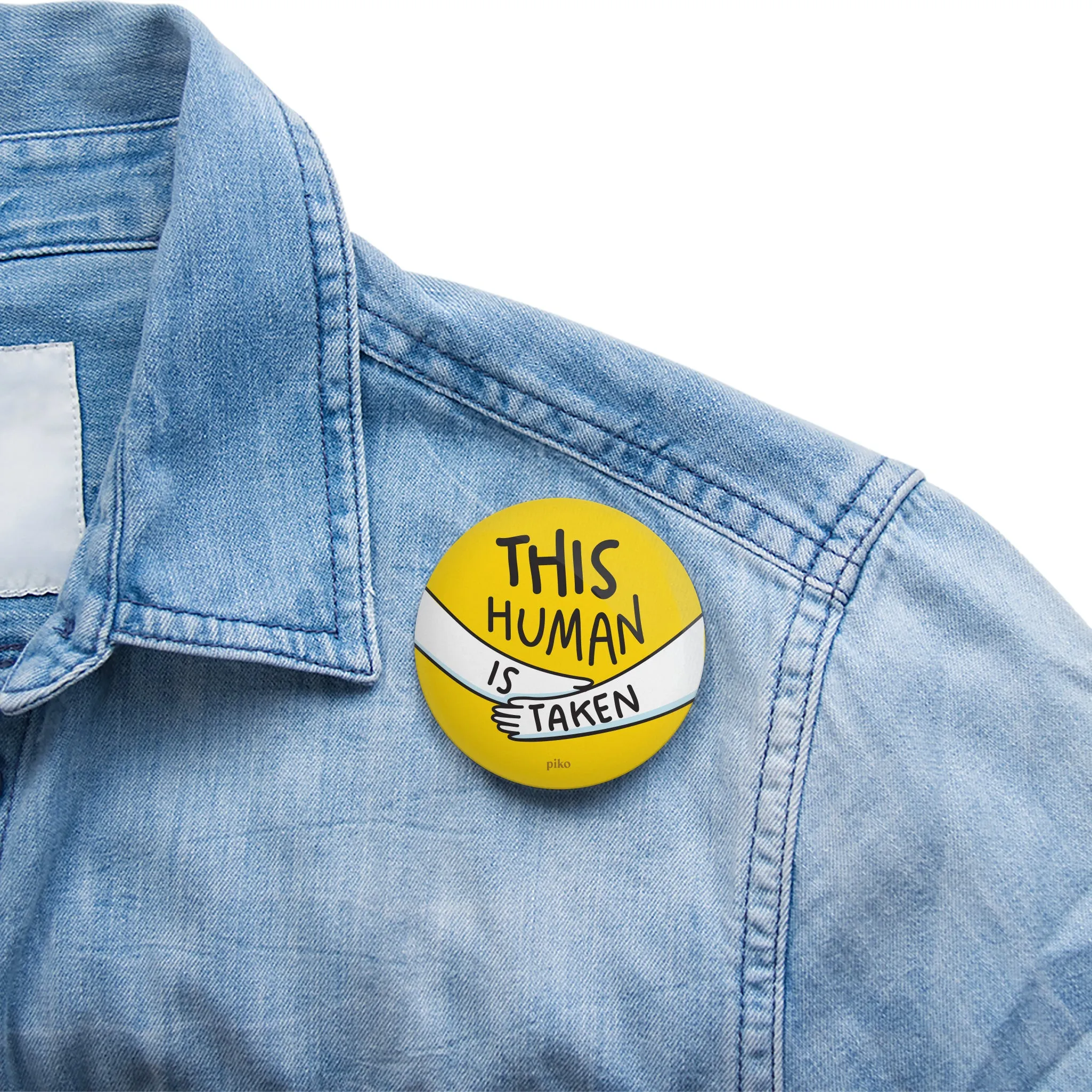 Badge   Fridge Magnet / Taken