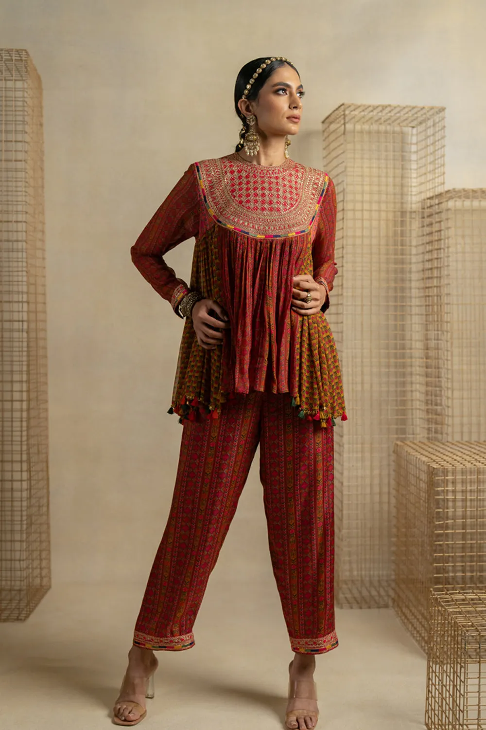 Bagh Top With Pants