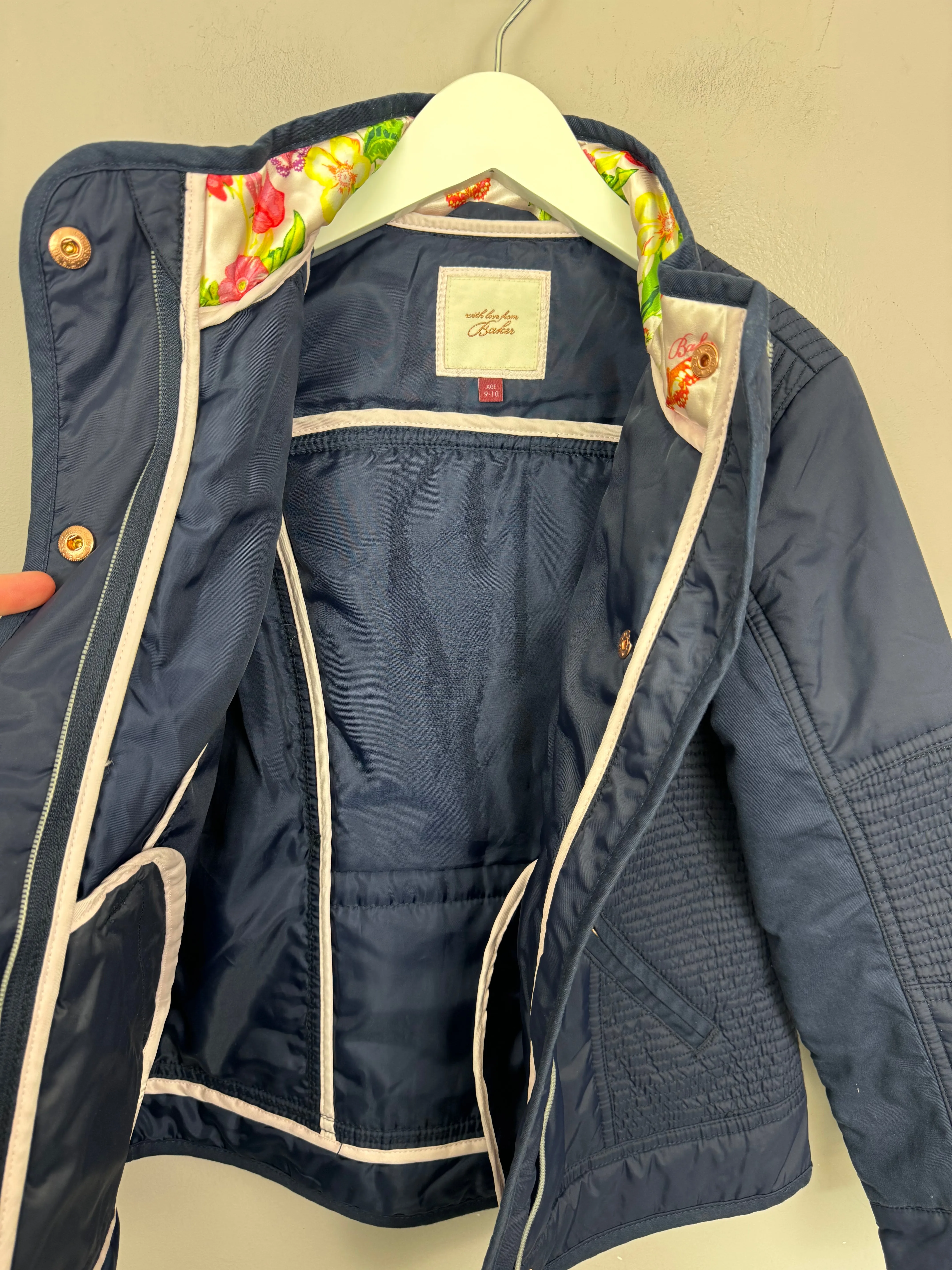 Baker Navy Jacket 9-10y