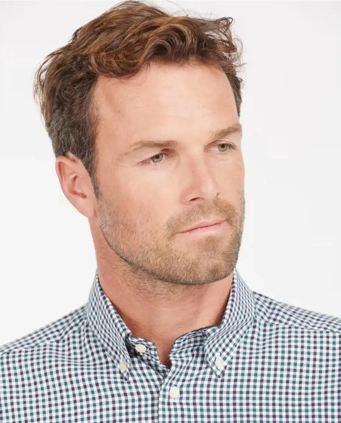 Barbour Mens Padshaw Tailored Shirt Green