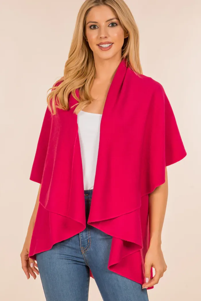 Basic shawl vest