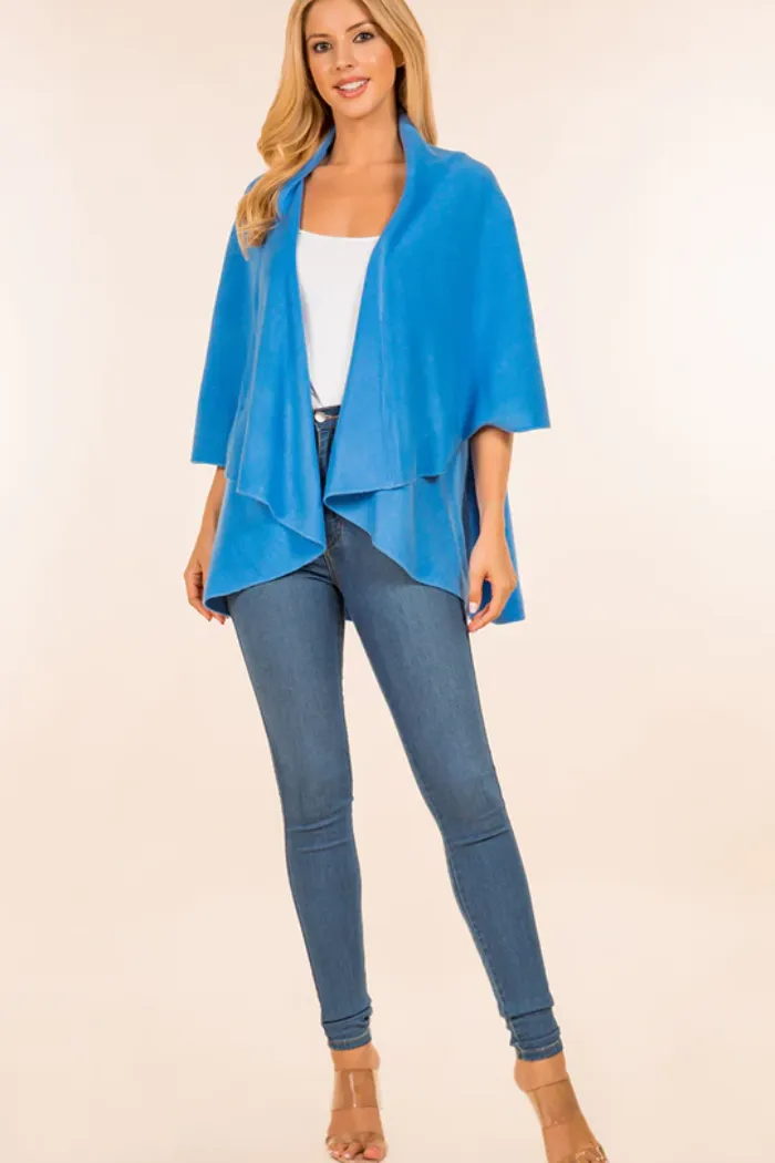 Basic shawl vest