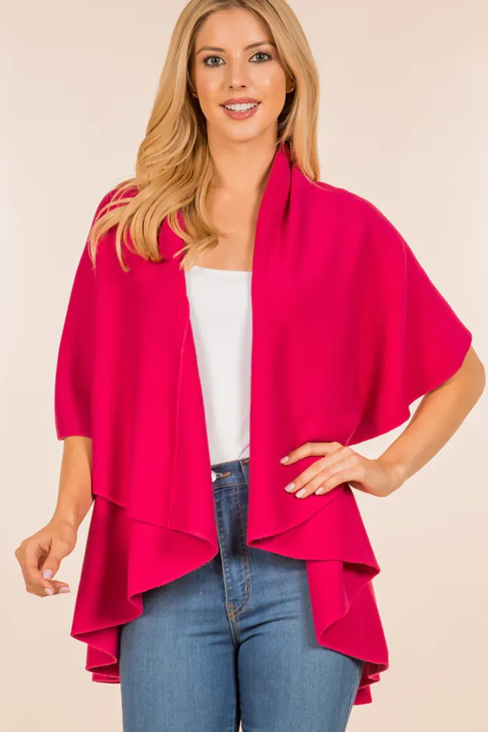 Basic shawl vest