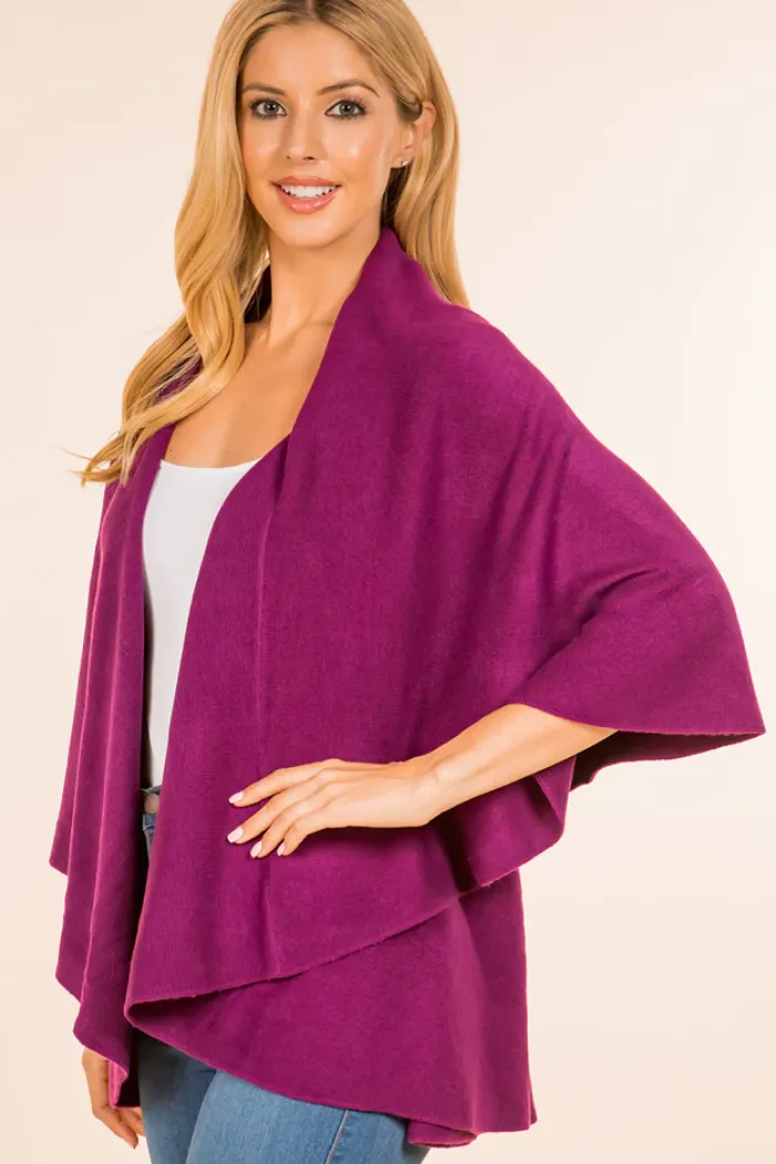 Basic shawl vest