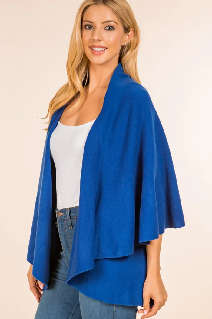 Basic shawl vest