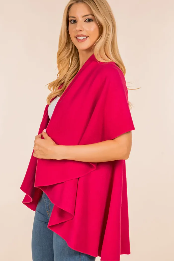 Basic shawl vest