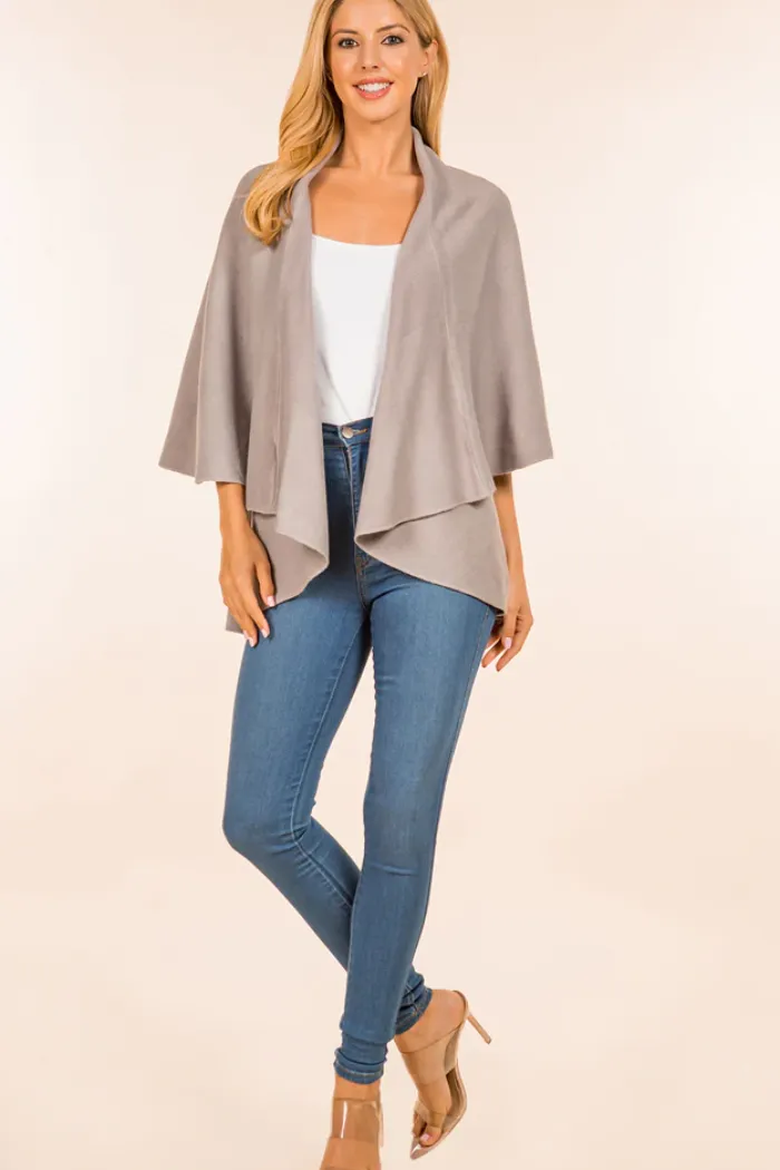 Basic shawl vest
