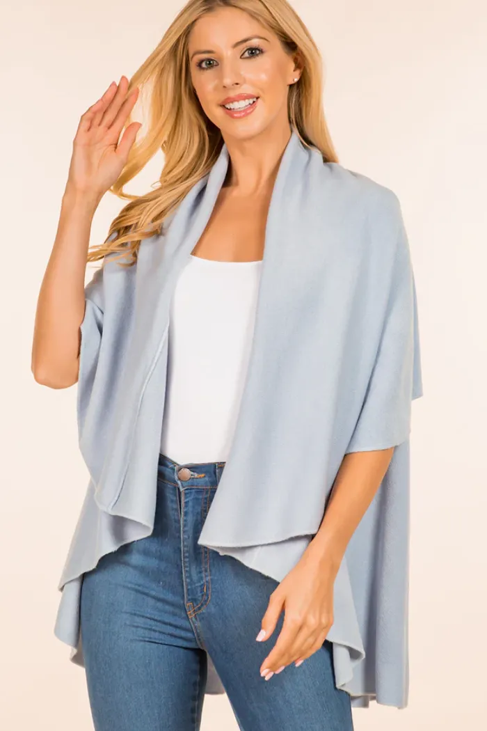 Basic shawl vest