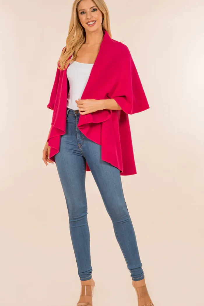 Basic shawl vest