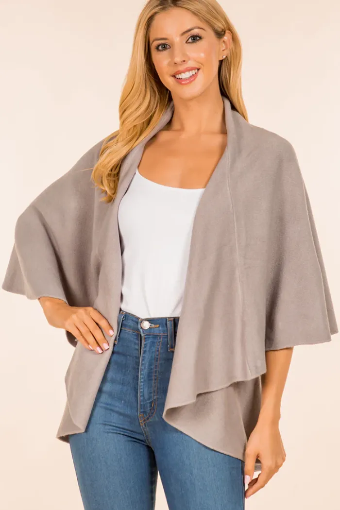 Basic shawl vest