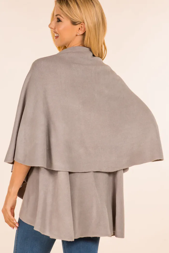 Basic shawl vest