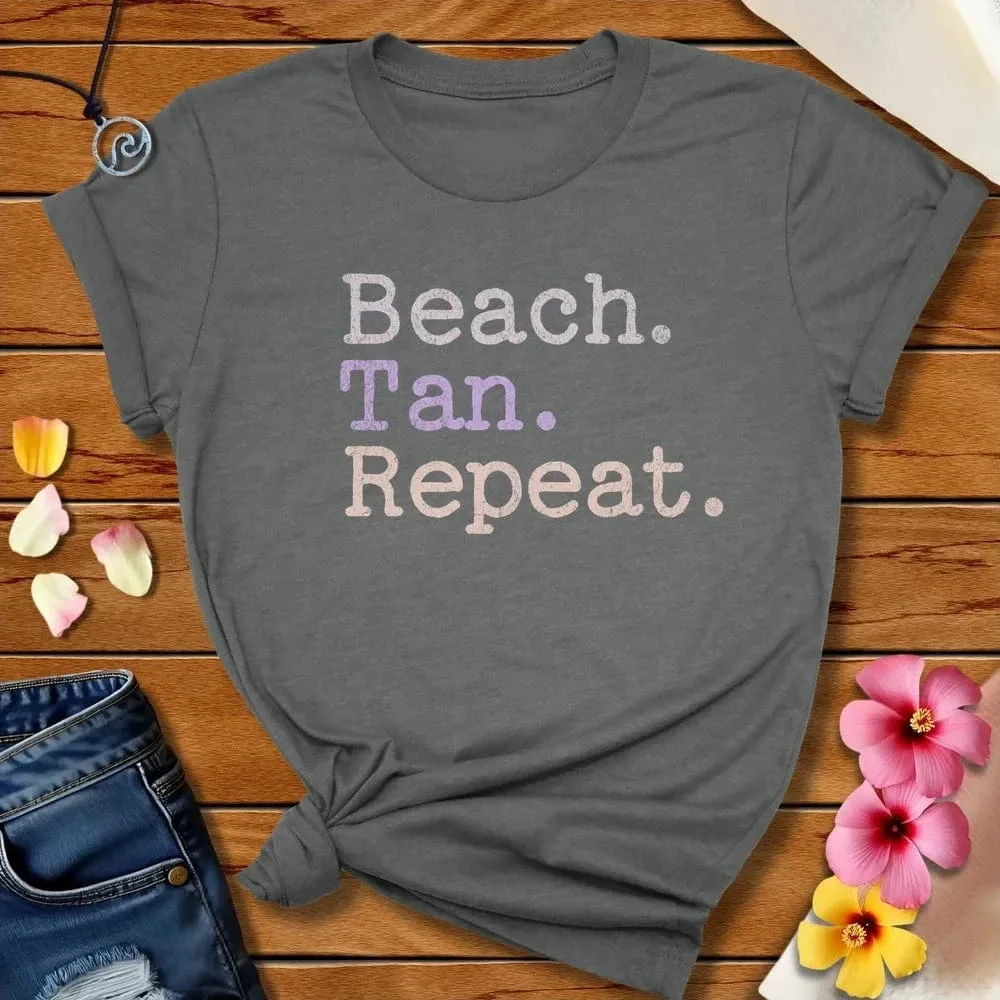 Beach Tan Repeat Tee