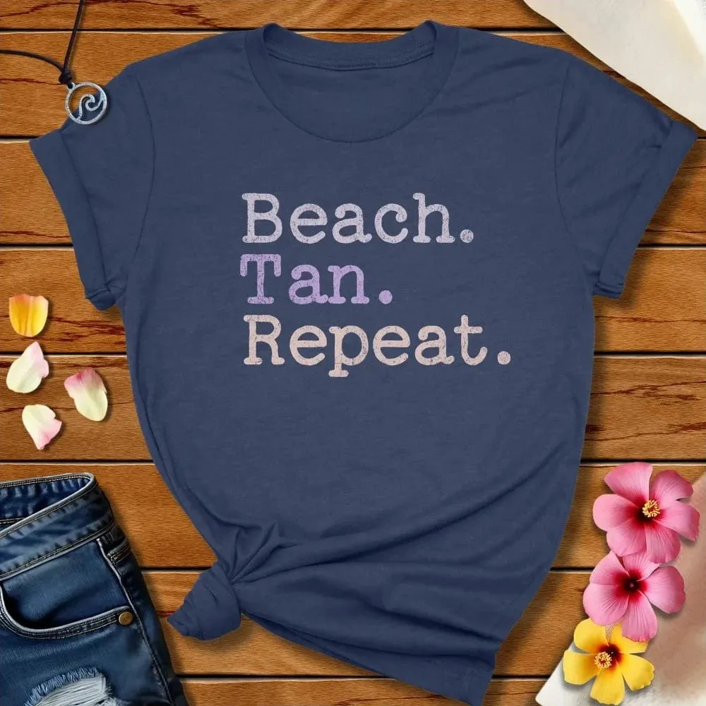 Beach Tan Repeat Tee