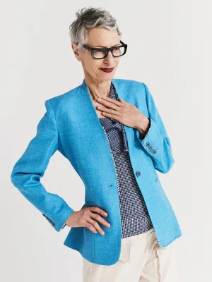 Beaded Collarless Jacket