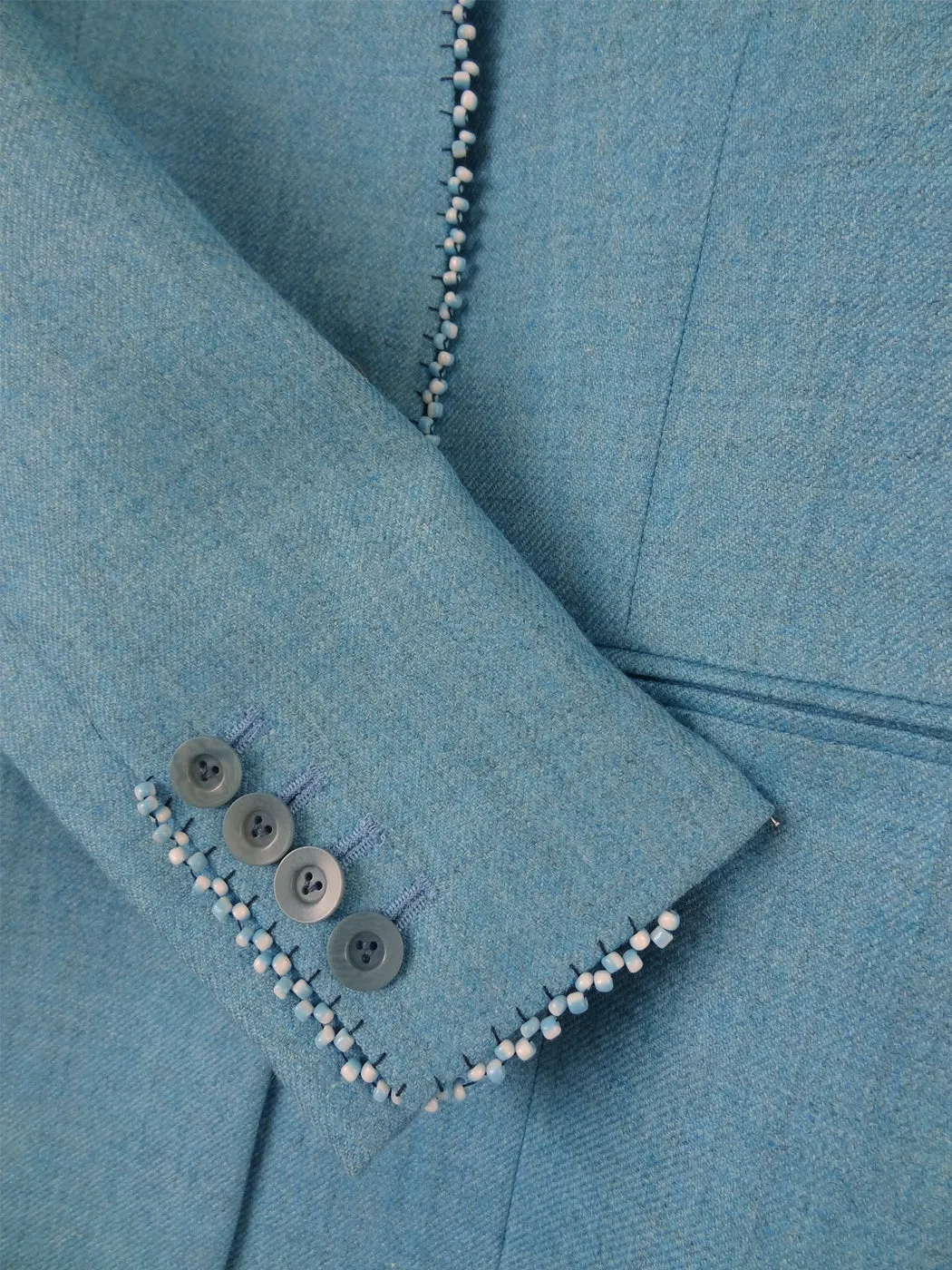 Beaded Collarless Jacket
