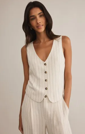 Belfort Pinstripe Vest